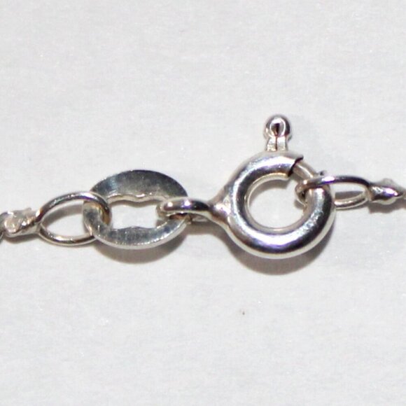 Sterling Silver Abstract Open Work Necklace - Picture 5 of 6